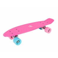 Скейтборд HUDORA Retro Skate Wonders, розовый