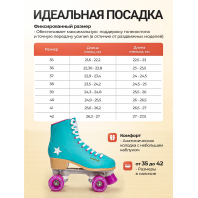 Ролики-квады HUDORA Disco grun