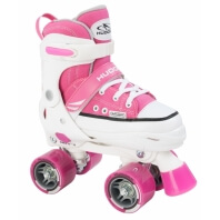 Раздвижные ролики-квады HUDORA Roller Skate, розовые