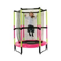 Батут HUDORA Safety trampoline Jump in 140, розовый