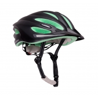 Шлем защитный HUDORA, чёрно-зеленый 
